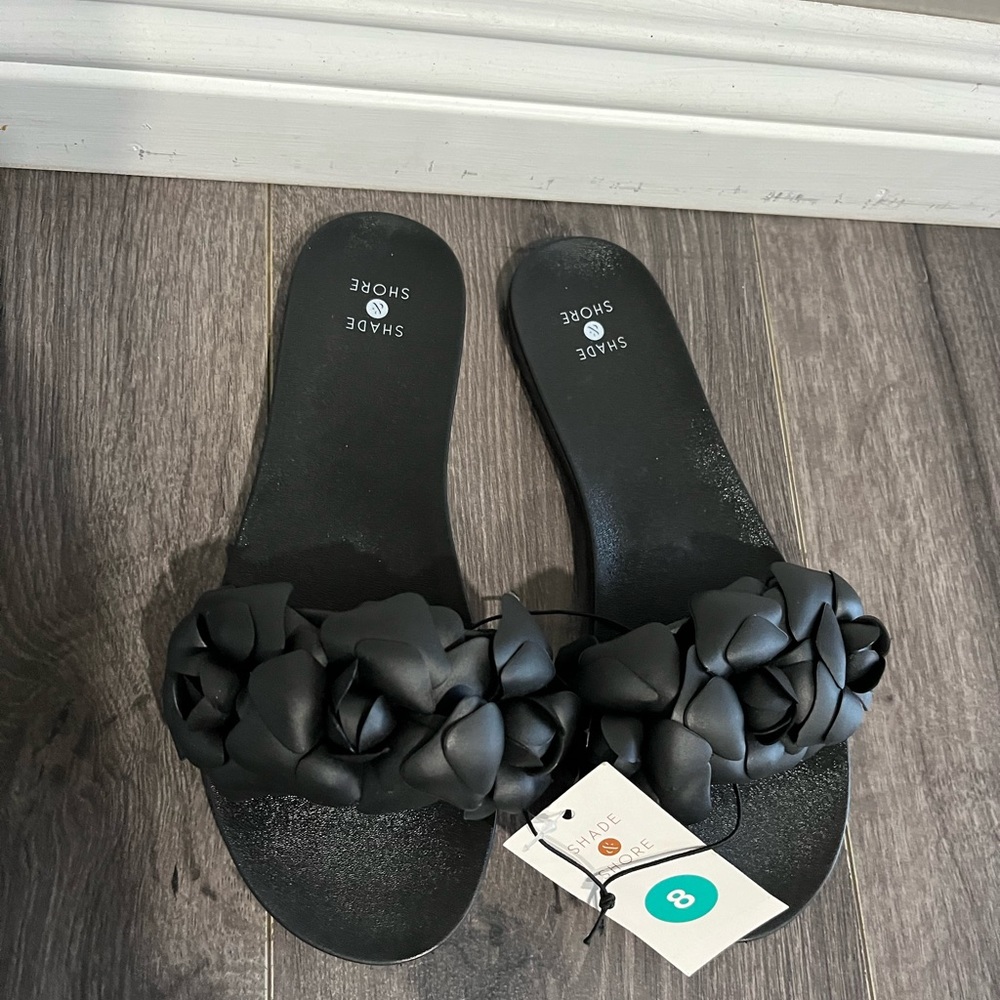 Women’s Jelly Sandals.   size. 8.   color black - Picture 5 of 7